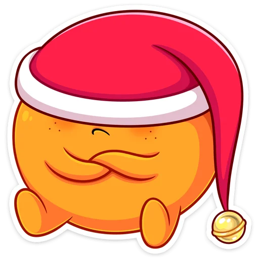 😝 Стикер «Мандаринка» для Telegram
