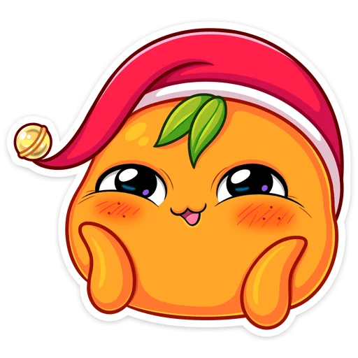 ☺️ Стикер «Мандаринка» для Telegram