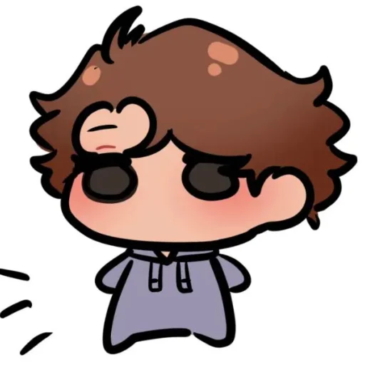 😶 Стикер «mandela chibi» для Telegram