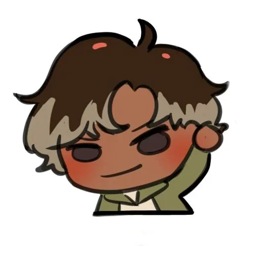 😏 Стикер «mandela chibi» для Telegram