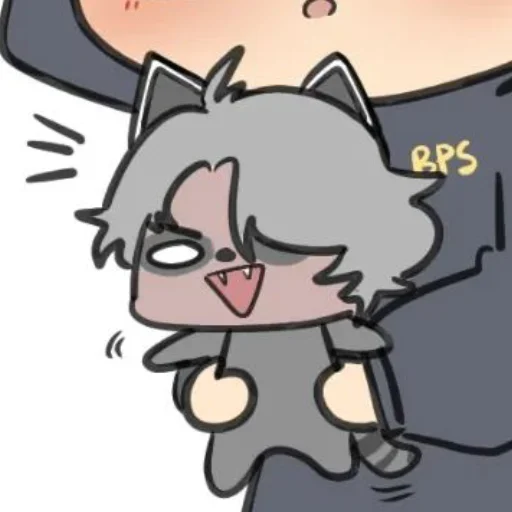 😼 Стикер «mandela chibi» для Telegram