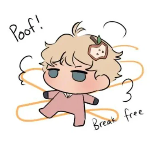💨 Стикер «mandela chibi» для Telegram