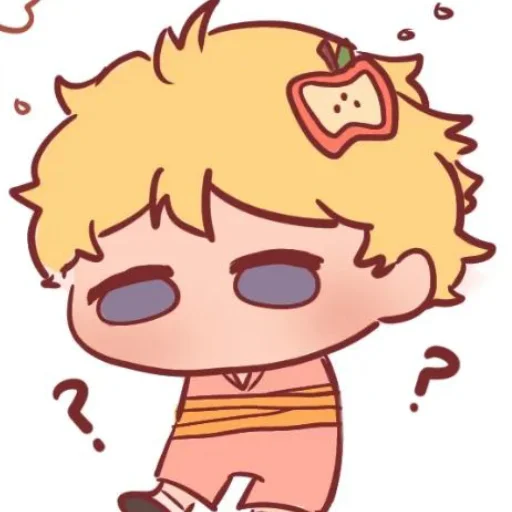 ❔ Стикер «mandela chibi» для Telegram