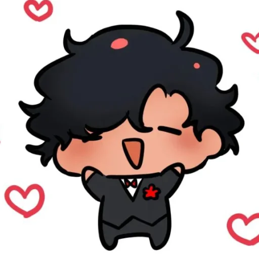 ☺ Стикер «mandela chibi» для Telegram