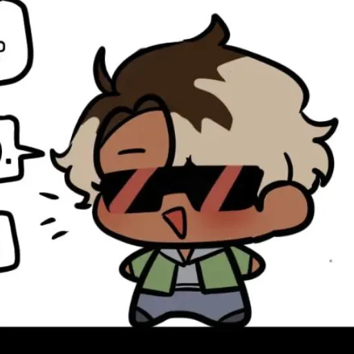 😎 Стикер «mandela chibi» для Telegram
