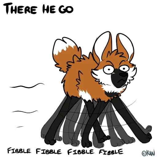 🏃‍♂️ Стикер «Maned Derp» для Telegram