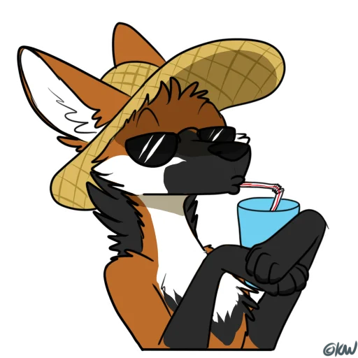 ☀️ Стикер «Maned Derp» для Telegram