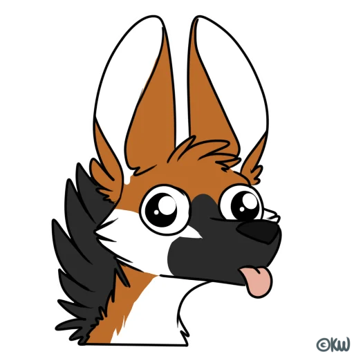 👅 Стикер «Maned Derp» для Telegram