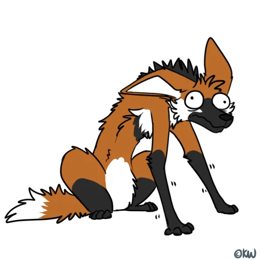 😰 Стикер «Maned Derp» для Telegram