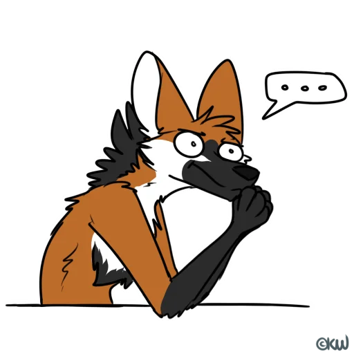 💬 Стикер «Maned Derp» для Telegram