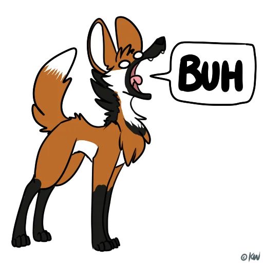 🗯 Стикер «Maned Derp» для Telegram