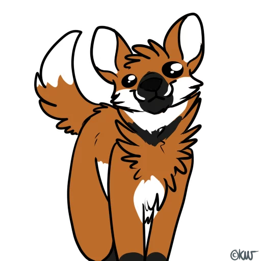 😃 Стикер «Maned Derp» для Telegram