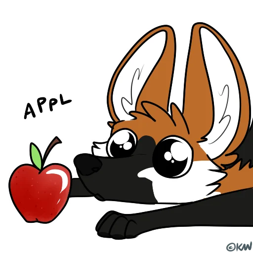 🍎 Стикер «Maned Derp» для Telegram
