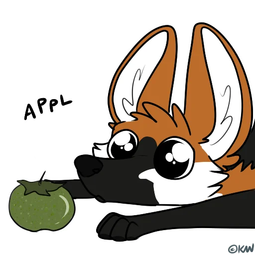 🍏 Стикер «Maned Derp» для Telegram