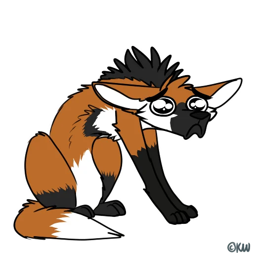 🥺 Стикер «Maned Derp» для Telegram
