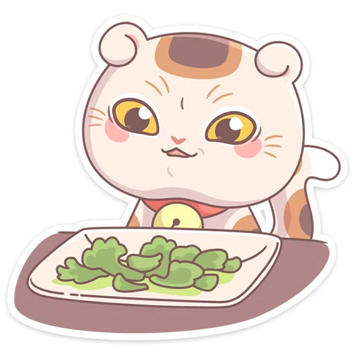 🥗 Стикер «Манеки Нори» для Telegram