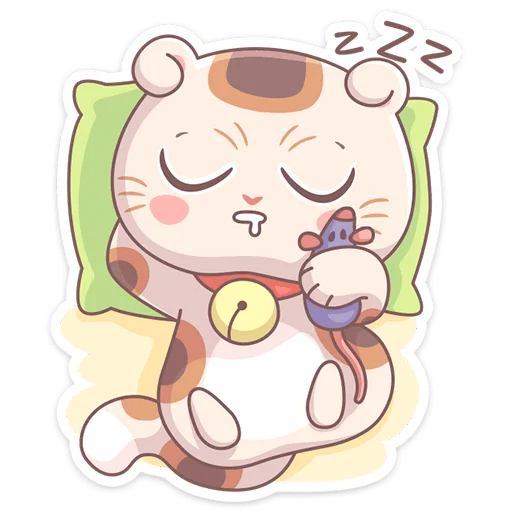 😴 Стикер «Манеки Нори» для Telegram
