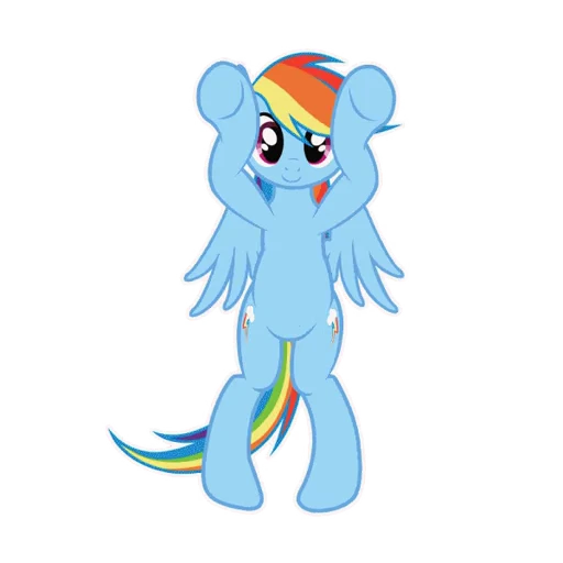 🌈 Стикер «My little pony dance» для Telegram