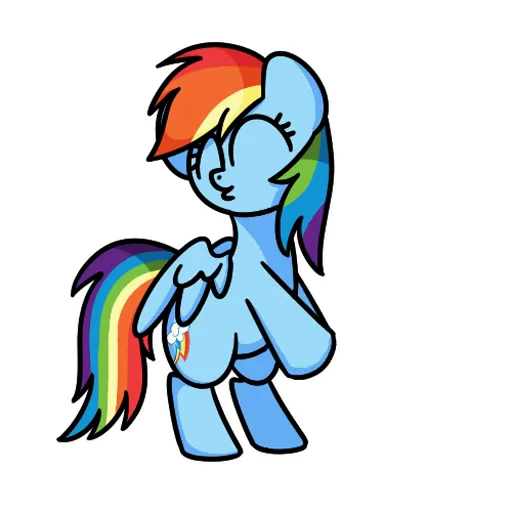 🌈 Стикер «My little pony dance» для Telegram