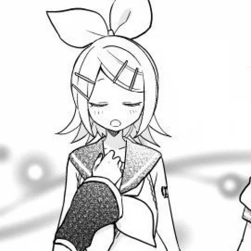 🍊 Стикер «Rin Kagamine» для Telegram