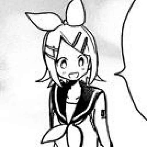 🍊 Стикер «Rin Kagamine» для Telegram