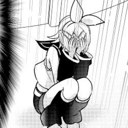 🍊 Стикер «Rin Kagamine» для Telegram