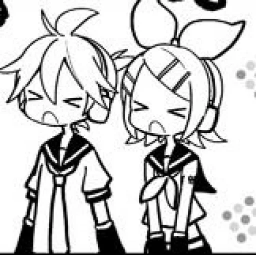 🍊 Стикер «Rin Kagamine» для Telegram