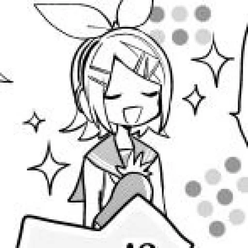 🍊 Стикер «Rin Kagamine» для Telegram