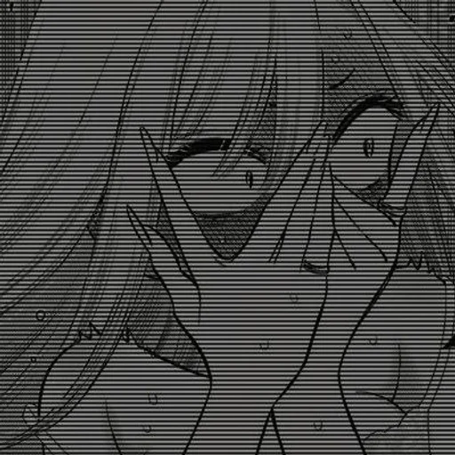 💫 Стикер «manga core» для Telegram