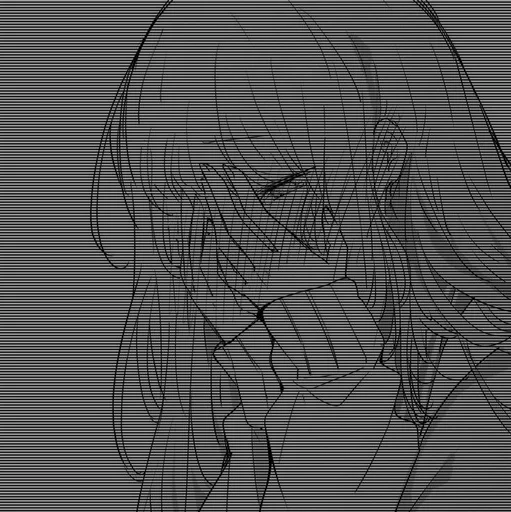 💫 Стикер «manga core» для Telegram