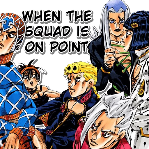 👨 Стикер «Jojo&;s Bizzare Adventures Unofficial Stickers» для Telegram