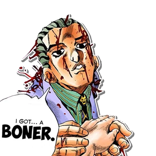 🍆 Стикер «Jojo&;s Bizzare Adventures Unofficial Stickers» для Telegram