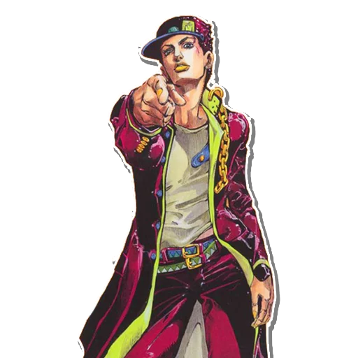 👆 Стикер «Jojo&;s Bizzare Adventures Unofficial Stickers» для Telegram