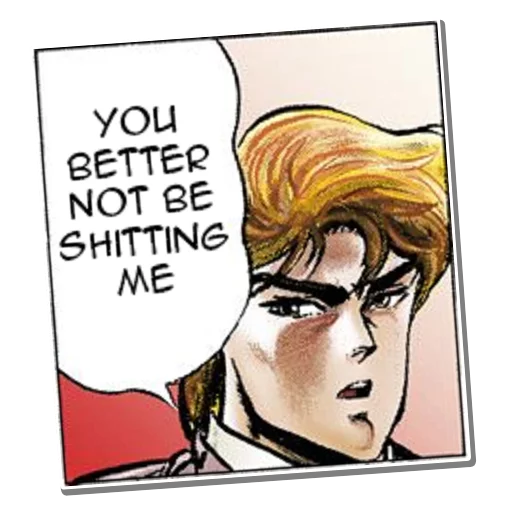 😒 Стикер «Jojo&;s Bizzare Adventures Unofficial Stickers» для Telegram