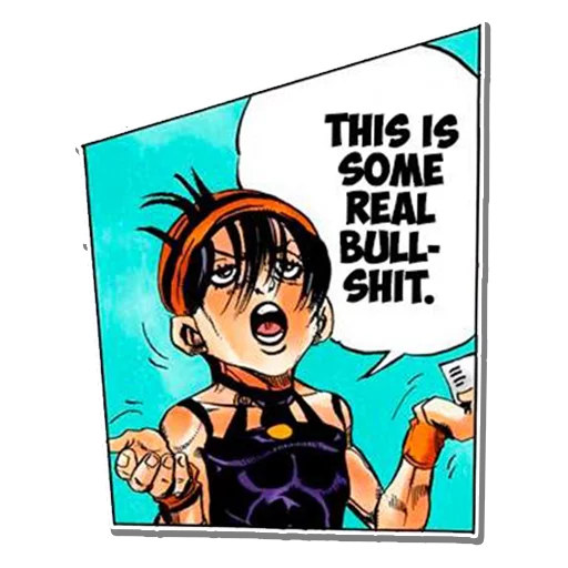 😒 Стикер «Jojo&;s Bizzare Adventures Unofficial Stickers» для Telegram