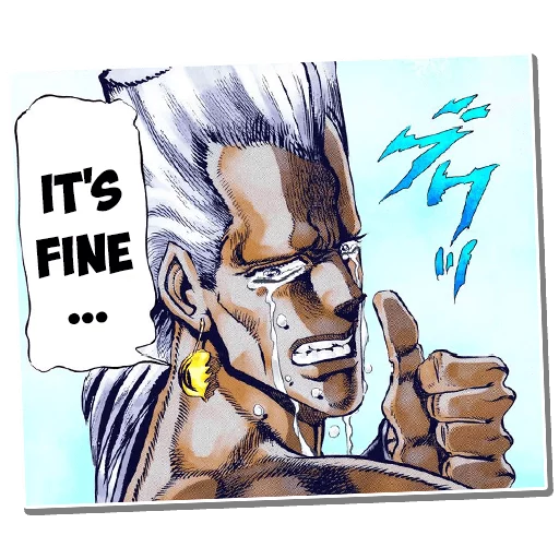 😭 Стикер «Jojo&;s Bizzare Adventures Unofficial Stickers» для Telegram