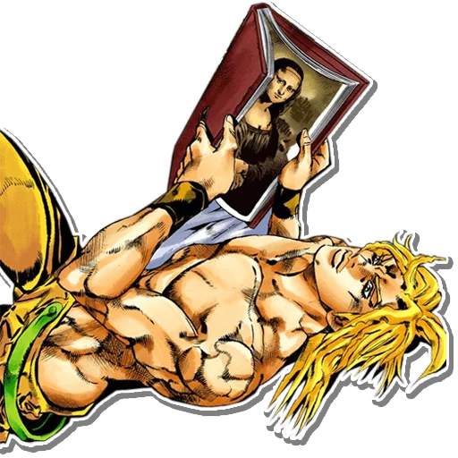 📕 Стикер «Jojo&;s Bizzare Adventures Unofficial Stickers» для Telegram