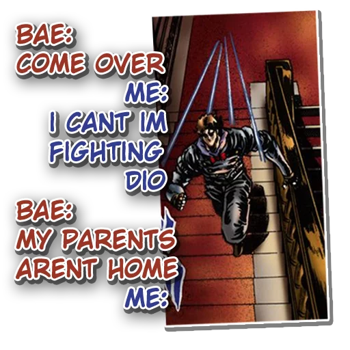 🏃 Стикер «Jojo&;s Bizzare Adventures Unofficial Stickers» для Telegram