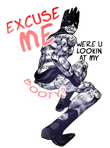 😒 Стикер «Jojo&;s Bizzare Adventures Unofficial Stickers» для Telegram