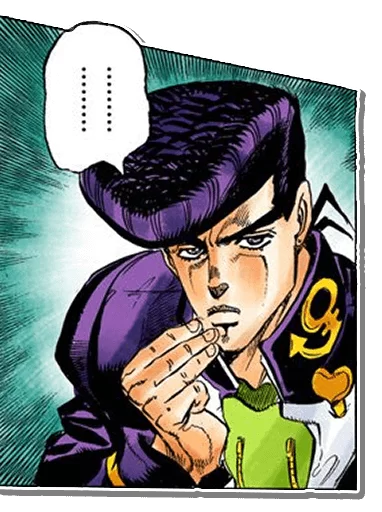 🤔 Стикер «Jojo&;s Bizzare Adventures Unofficial Stickers» для Telegram