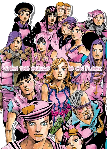 👌 Стикер «Jojo&;s Bizzare Adventures Unofficial Stickers» для Telegram