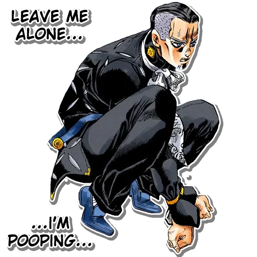 💩 Стикер «Jojo&;s Bizzare Adventures Unofficial Stickers» для Telegram