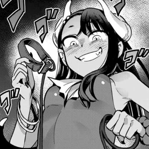 😈 Стикер «Please don&;t bully me, Nagatoro-san» для Telegram