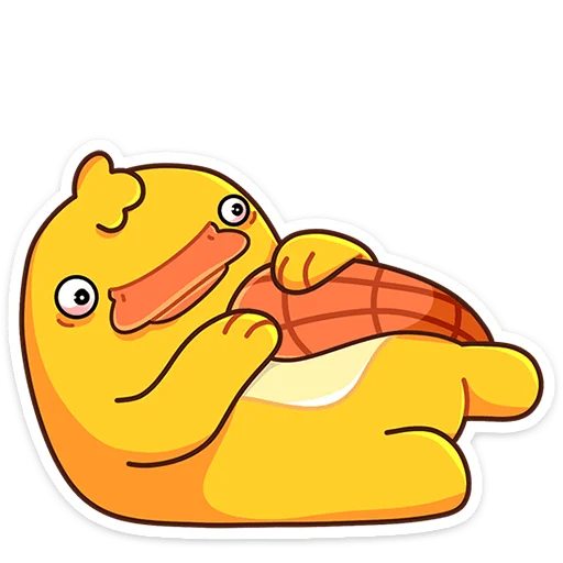 🐤 Стикер «Утконос Манго» для Telegram