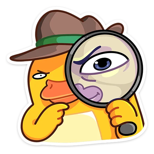 🦆 Стикер «Утконос Манго» для Telegram