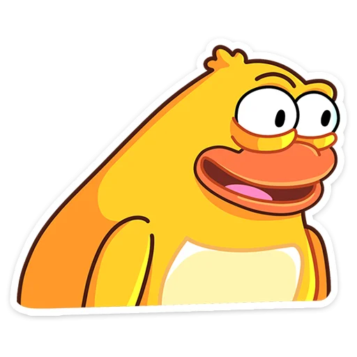 🦆 Стикер «Утконос Манго» для Telegram