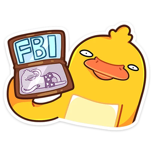 👮‍♀ Стикер «Утконос Манго» для Telegram