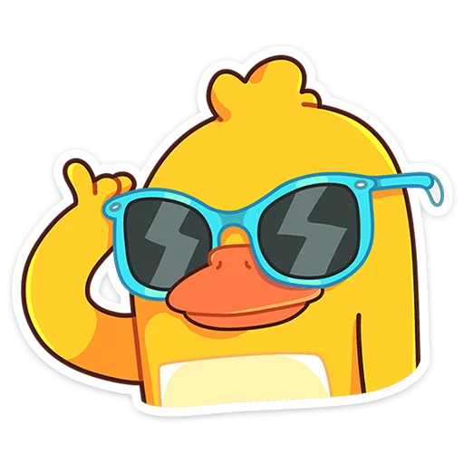 🦆 Стикер «Утконос Манго» для Telegram