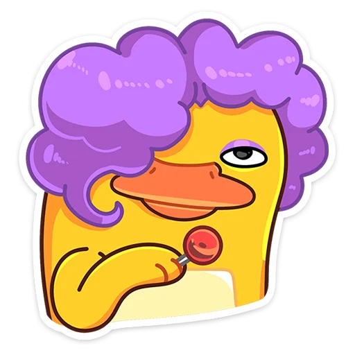 🍭 Стикер «Утконос Манго» для Telegram