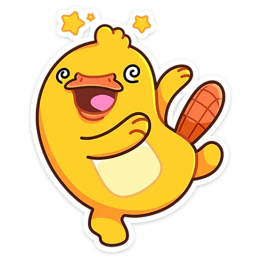 🥭 Стикер «Утконос Манго» для Telegram